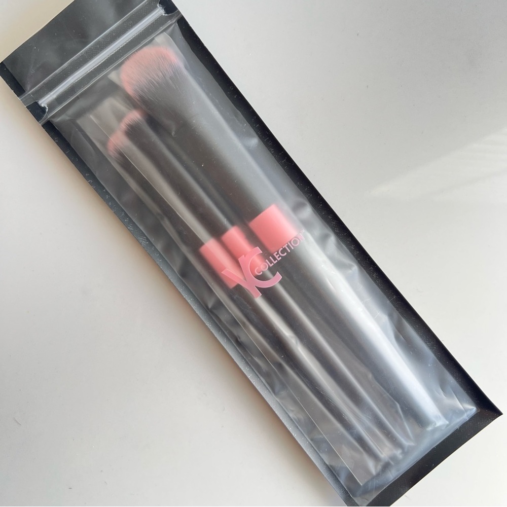 YC Collection Pink Trio Makeup Brushes Set